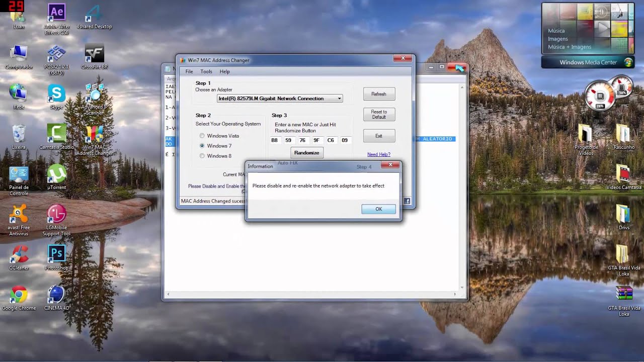 Win7 Mac Address Changer V2.0 Free Download